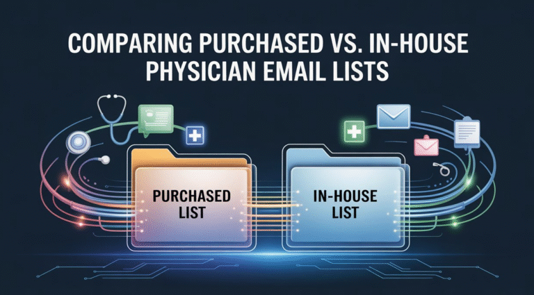 Comparing Purchased vs. In-House Physician Email Lists