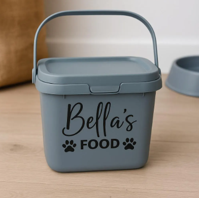 Custom Pet Food Tin: Personalized and Practical Storage for Your Pet’s Meals